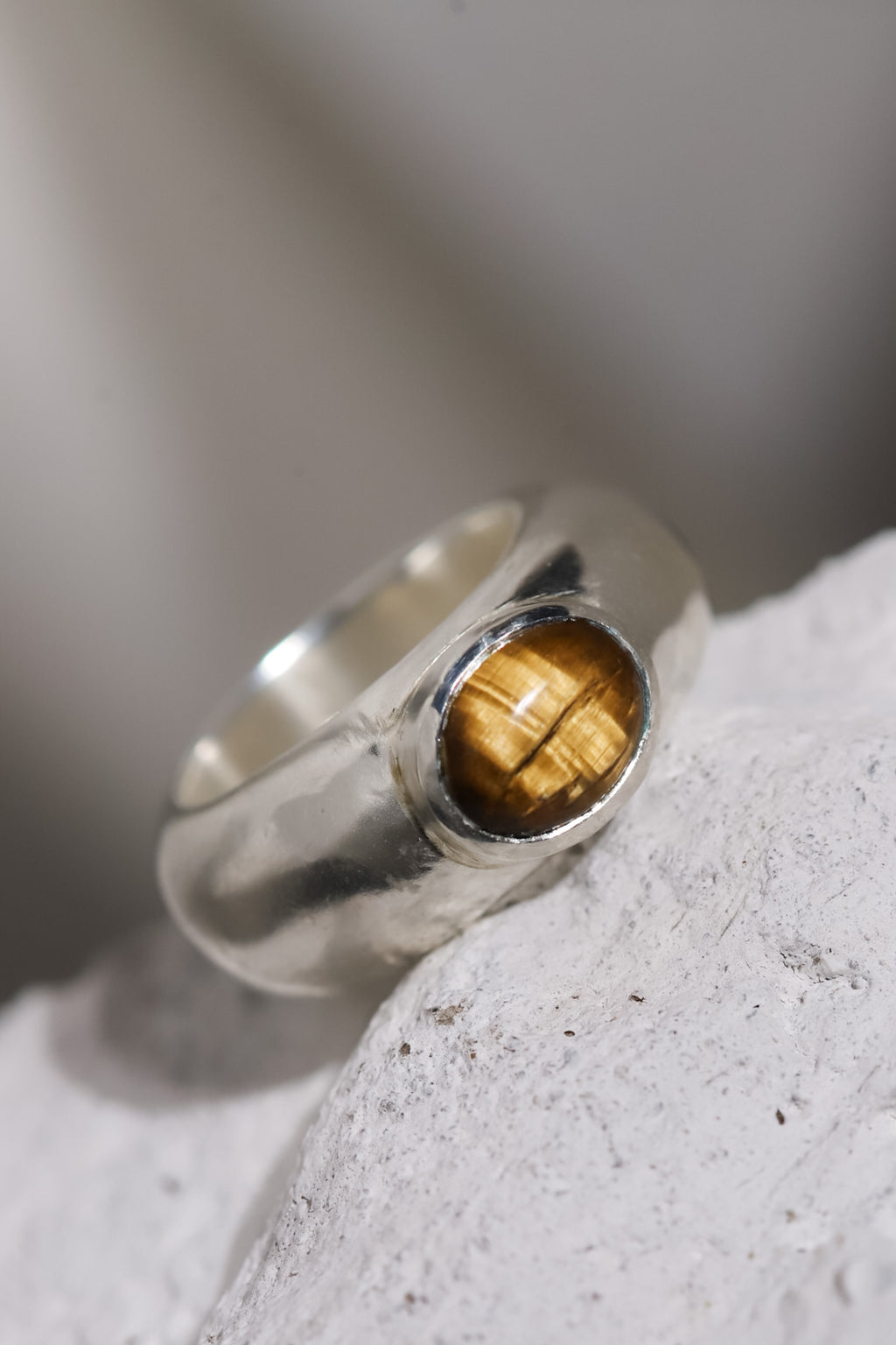 Anillo Gladiador Ojo de Tigre