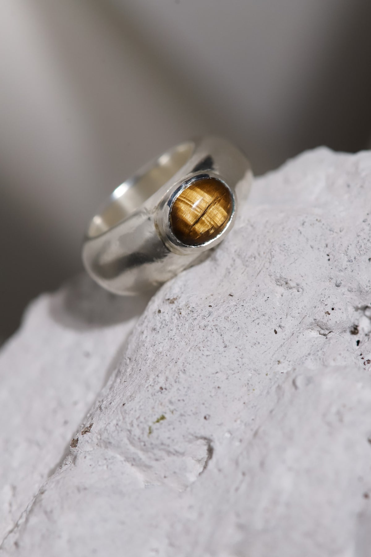 Anillo Gladiador Ojo de Tigre