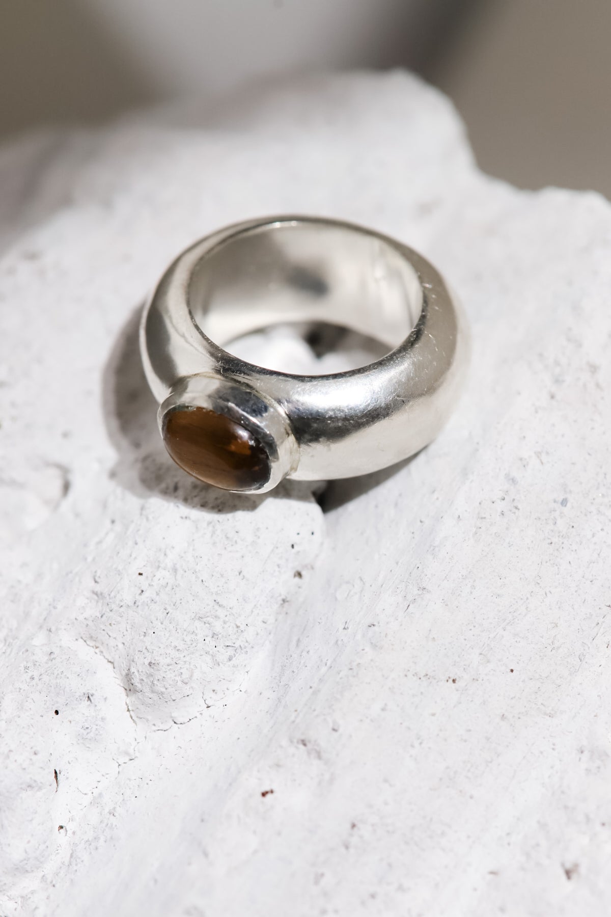 Anillo Gladiador Ojo de Tigre