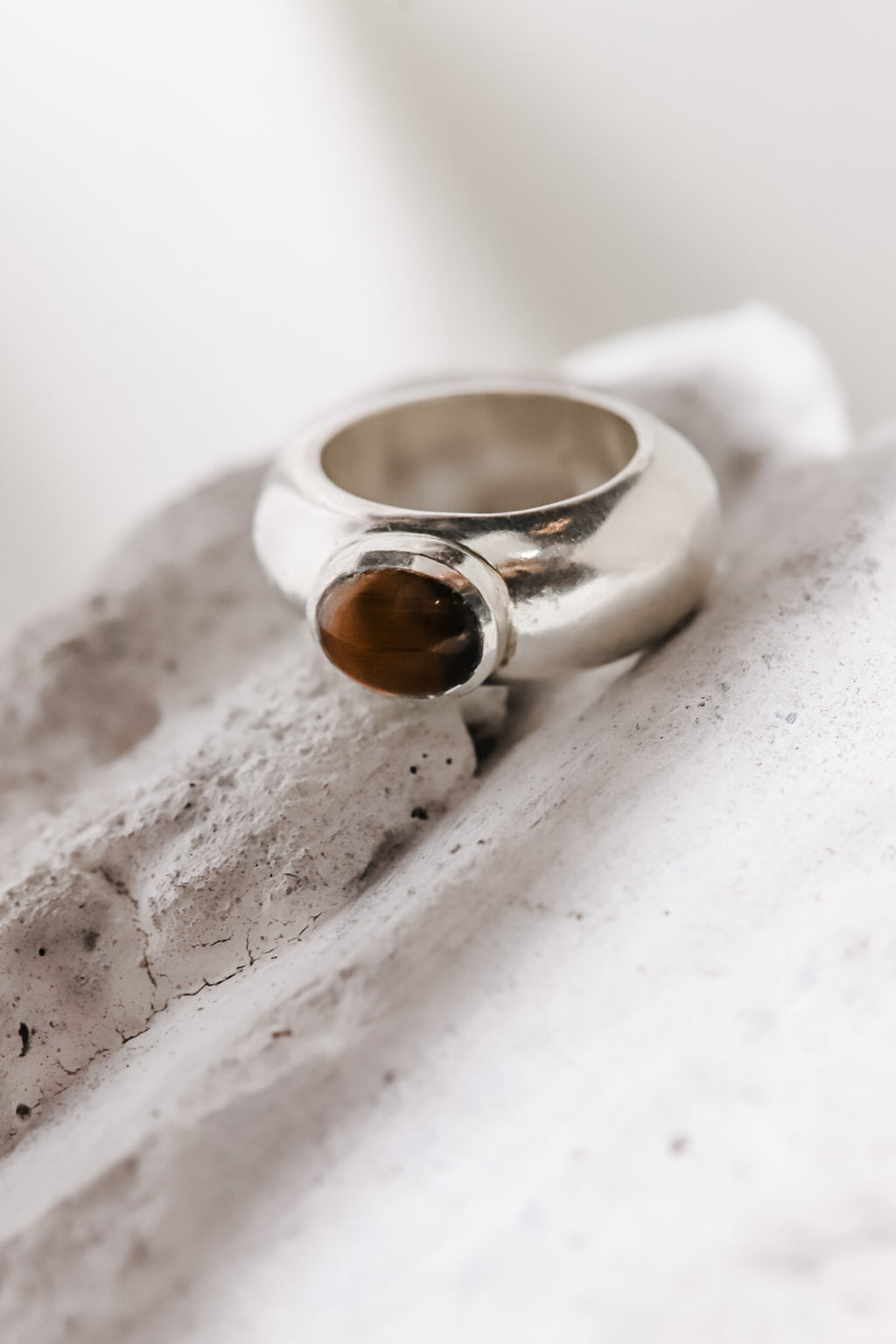 Anillo Gladiador Ojo de Tigre