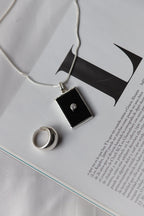 Colgante Onix rectangular