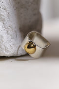 Anillo Essense Square Bicolor