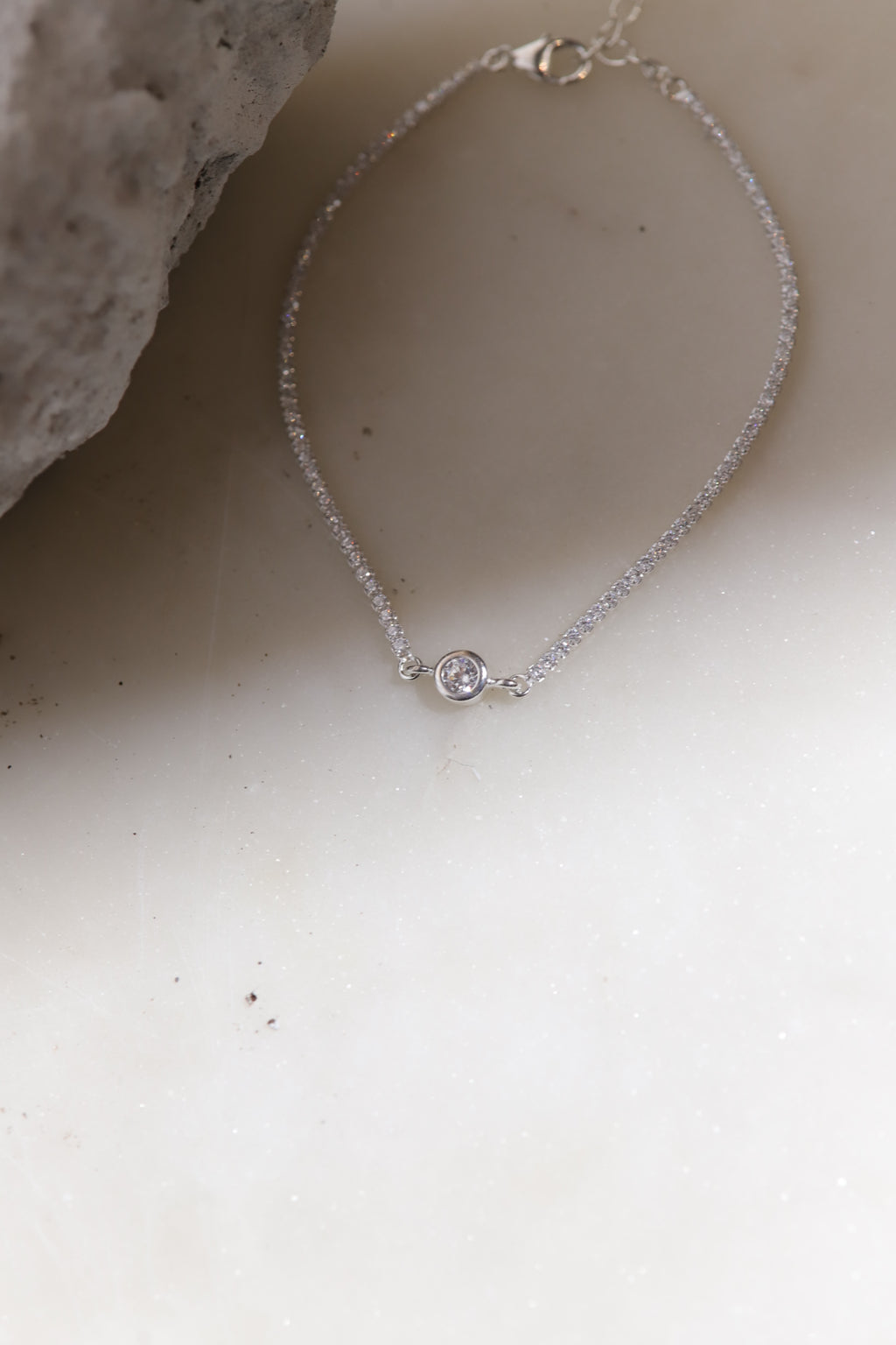 Pulsera Tennis Punto de Luz
