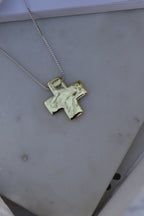 Collar Cruz Bicolor