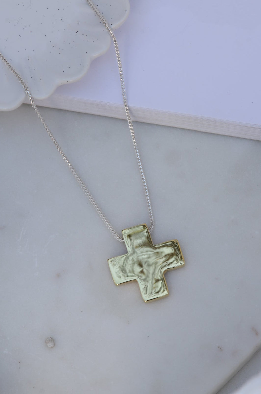 Collar Cruz Bicolor