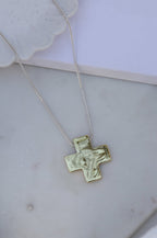 Collar Cruz Bicolor