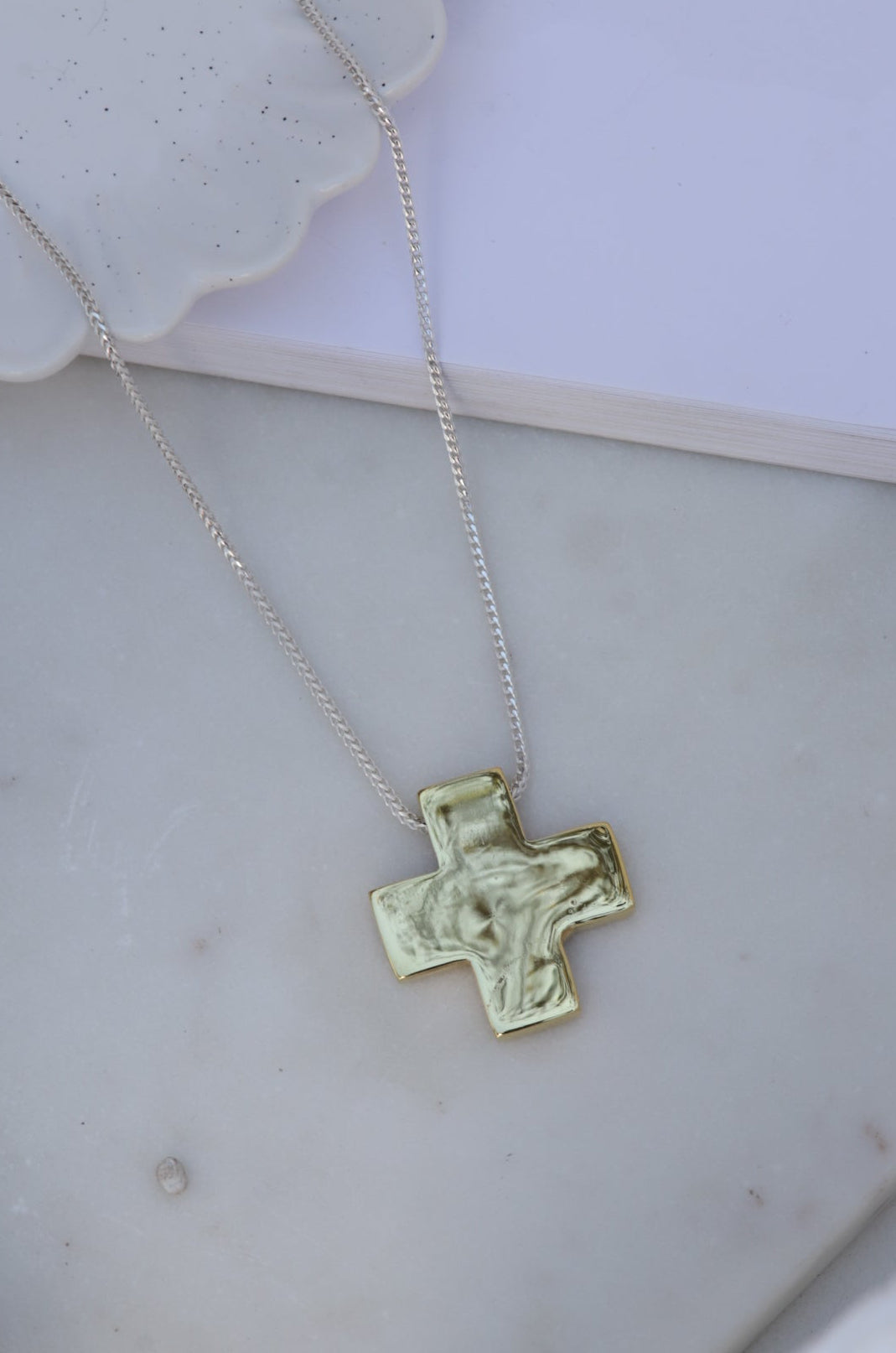 Collar Cruz Bicolor