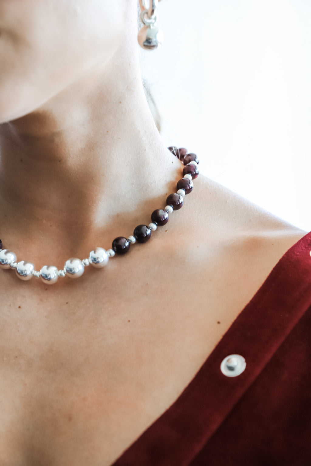 Collar Essense Granate