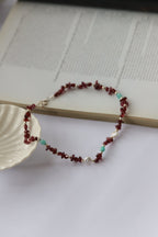 Collar brisa de granate