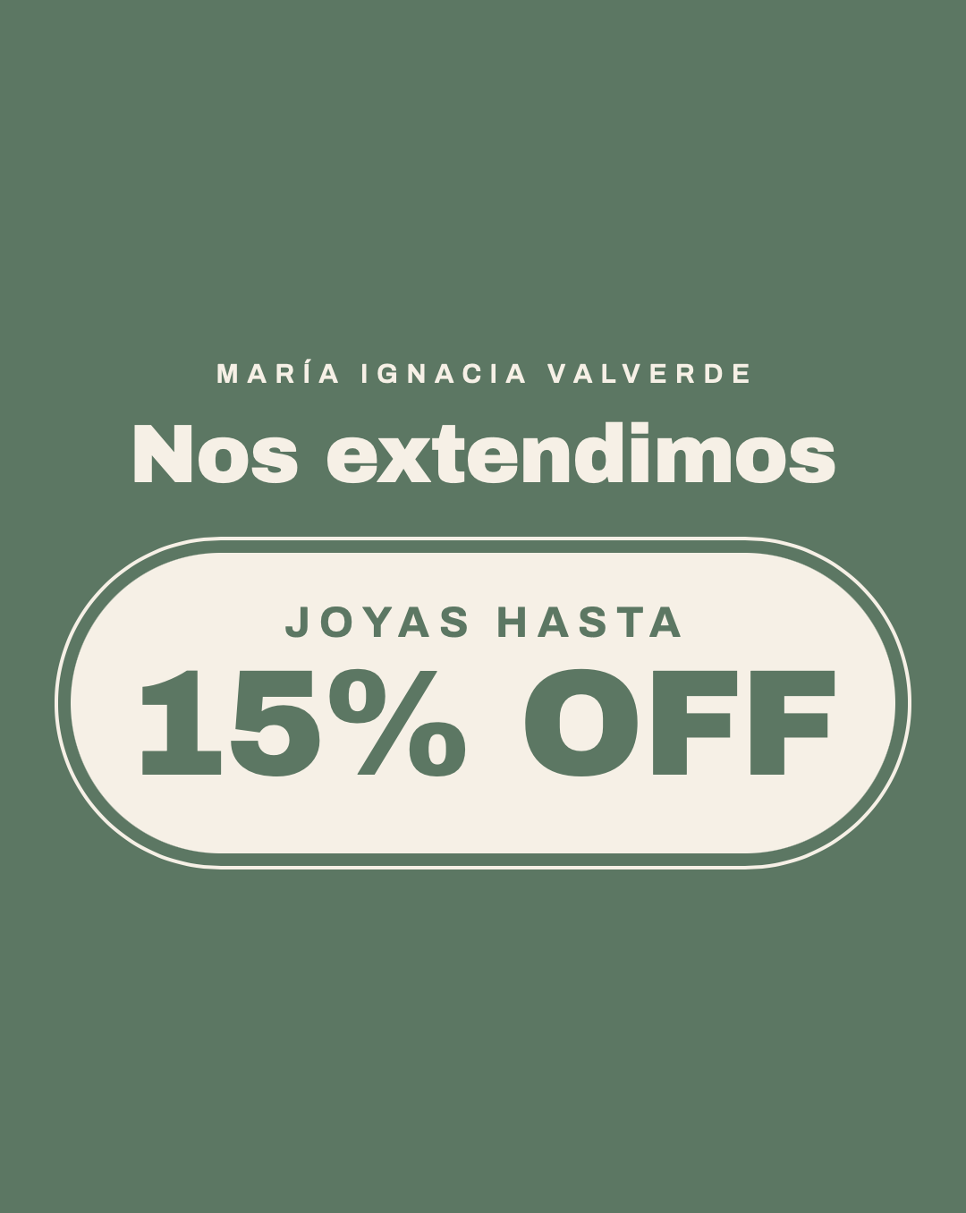 15% de descuento