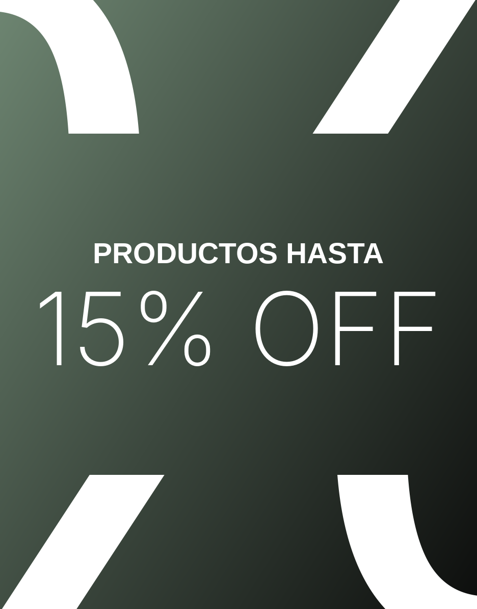 15% de descuento